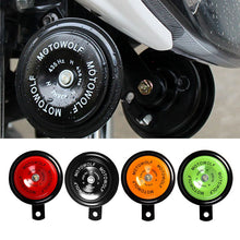 Load image into Gallery viewer, 1Pcs Motorcycle Waterproof Horn Moto Trumpet 12V Loud 110db Moped Dirt Bike Electric Vehicle Scooter Air Horns Motorbike Horn