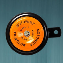 Load image into Gallery viewer, 1Pcs Motorcycle Waterproof Horn Moto Trumpet 12V Loud 110db Moped Dirt Bike Electric Vehicle Scooter Air Horns Motorbike Horn