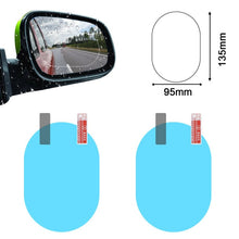 Load image into Gallery viewer, 2pcs set car rearview mirror waterproof sticker window transparent film Anti fog anti-glare window foil auto protective stickers