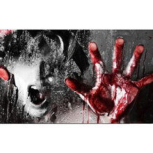 Load image into Gallery viewer, Car Horror Sticker Rear Window Stickers PVC Vinyl Wrap Film 3D Transparent Glass Stickers