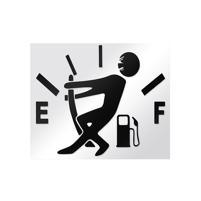 E for Enough 10CM x 14CM Fuel Cap Decal / Sticker