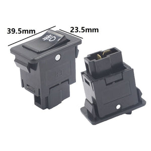 KELIMI Car-styling Modified Rocker Switch Button Universal engine stop+larme/fan/power/wiper/fog lamp switch with cable