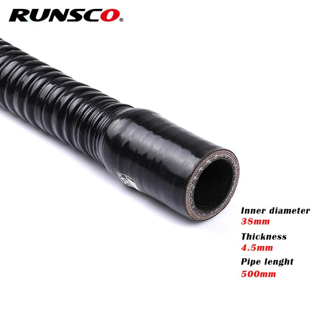 Id 30 32 34 36 38 40mm Silicone Flexible Hose Radiator Tube Air Intake High Pressure Rubber Joiner Pipe For BMW